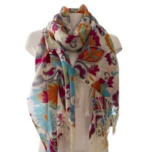 💎 Floral Multicolor Scarf